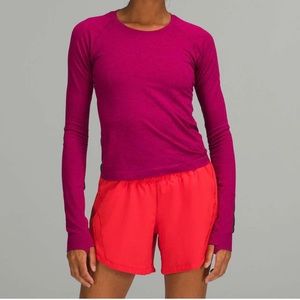 Lululemon Swiftly Tech Long Sleeve Shirt 2.0 *Race Length Magenta Purple
